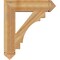 Ekena Millwork Merced Arts & Crafts Rough Sawn Bracket, Western Red Cedar, 6"W x 28"D x 32"H BKT06X28X32MRC03RWR - alternate 4